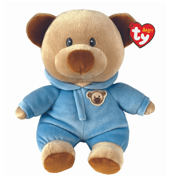 Ty Baby Ty- Reg- Blue Pajama Bear 008421310456