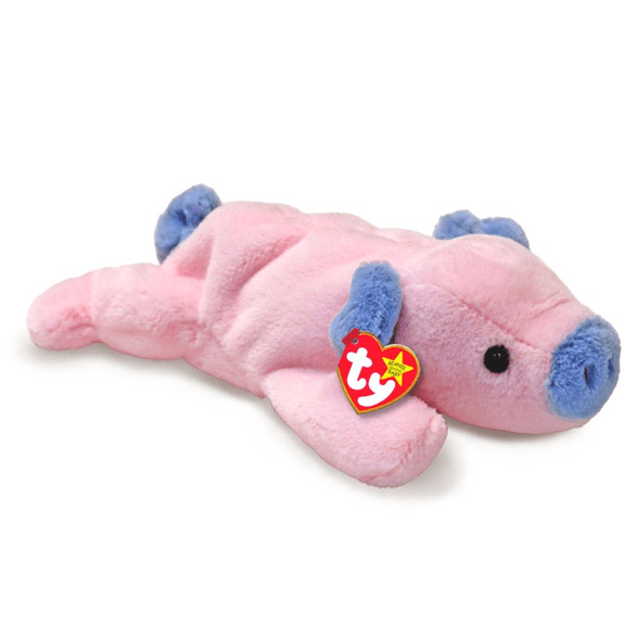Ty Beanie Babies- Reg- Squealer Pig II 008421413133