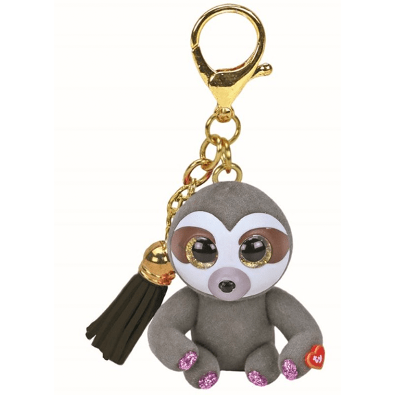 Ty Mini Boo Key Clip- Dangler Sloth 008421250585