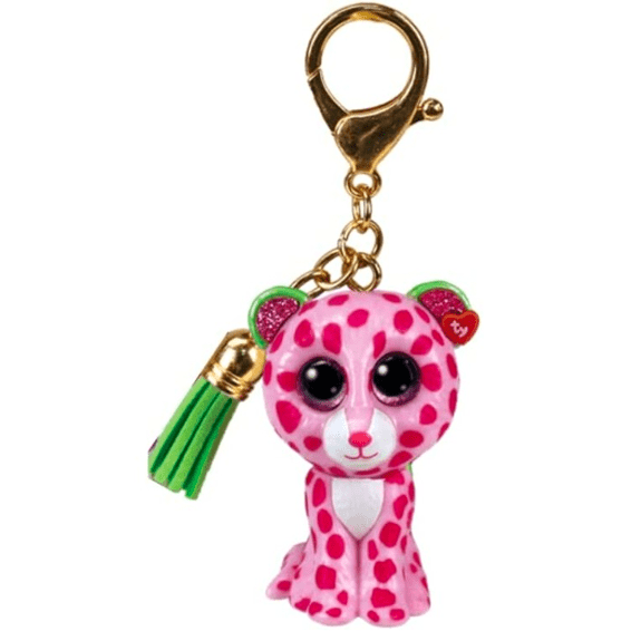 Ty Mini Boo Key Clip- Glamour Leopard 008421250530