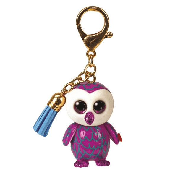 Ty Mini Boo Key Clip- Moonlight Owl 008421250547