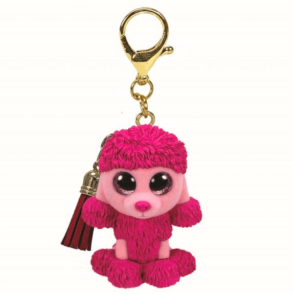 Ty Mini Boo Key Clip- Patsy Poodle 008421250738