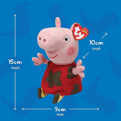 Ty - Peppa Pig - Muddy Puddles Beanie Soft Plush Toy for Kids 008421462087