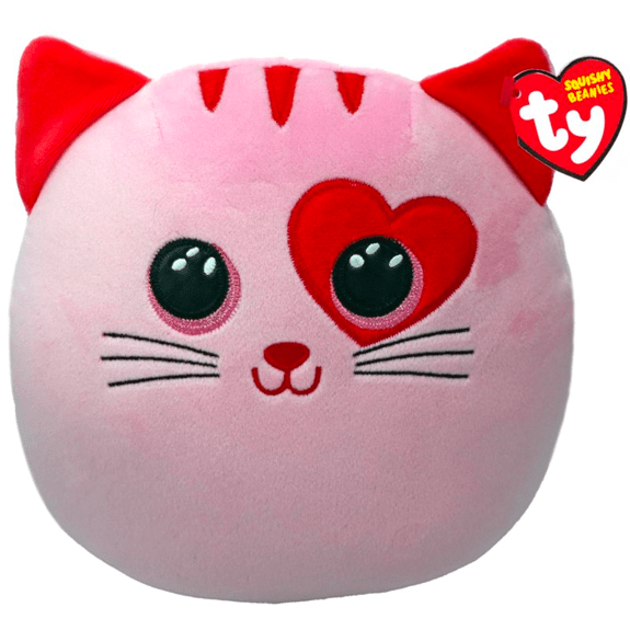 Ty Squishy Beanie Valentines 2024- 14"- Flirt Cat