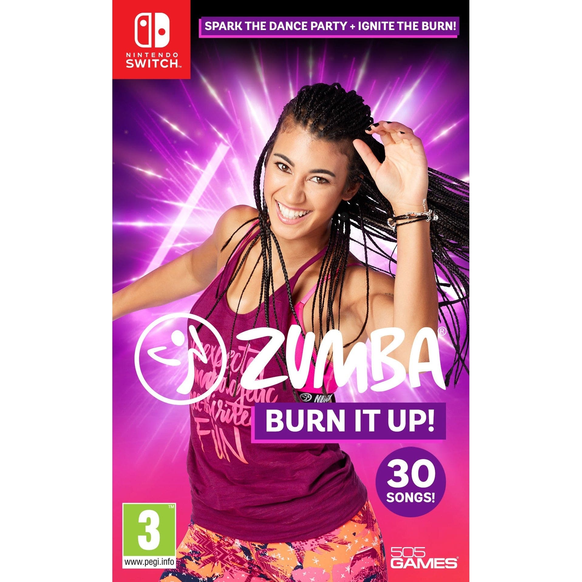 Zumba Burn It Up For Nintendo Switch Video Game – Nintendo Switch 8023171044293