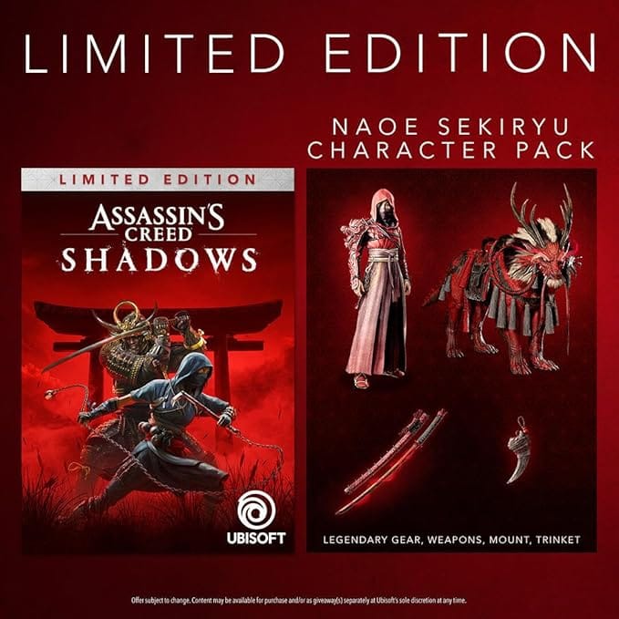 Assassin's Creed Shadows PlayStation 5 Adventure (Disc) Action Game 3307216292654