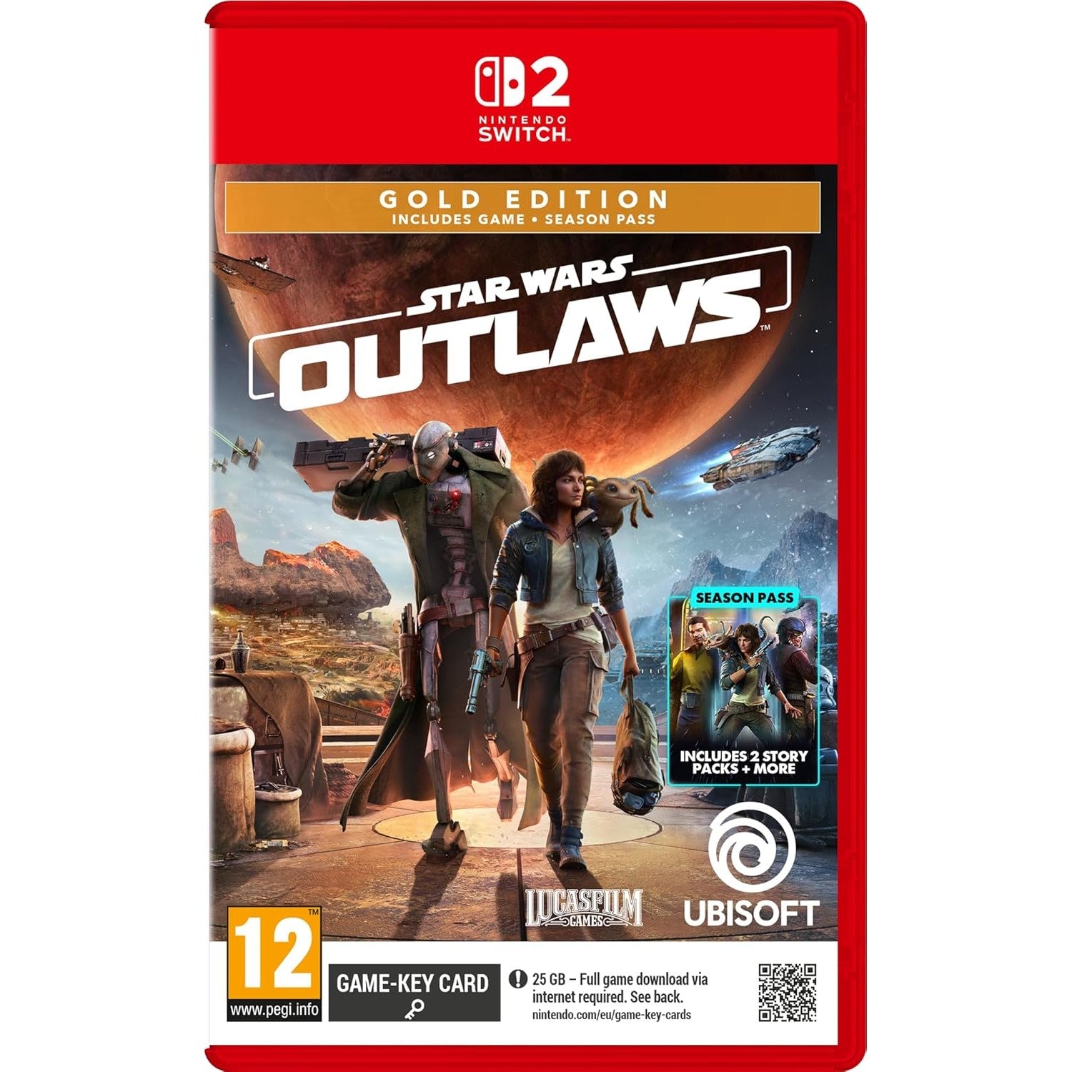Star Wars Outlaws Gold Edition - Nintendo Switch 2 3307216303848