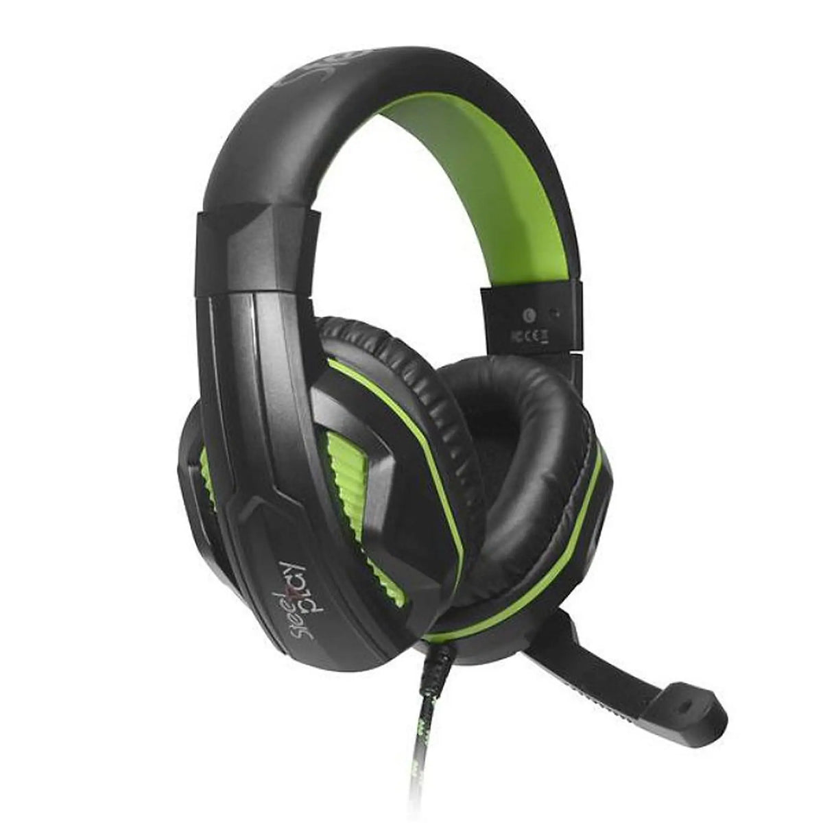 Steelplay HP45 Wired Gaming Headset - Black/Green