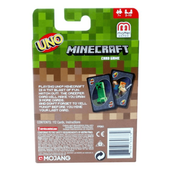 Uno Minecraft 0887961606782