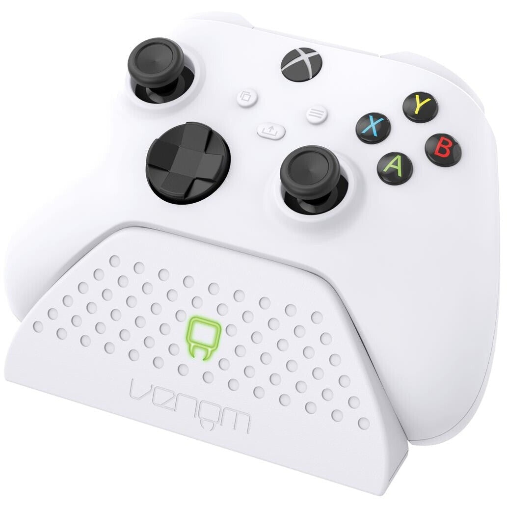 Venom Single Charging Dock with Battery Pack for Xbox Series X|S and Xbox One - White