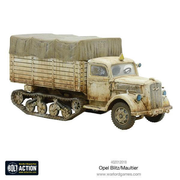 Bolt Action Opel Blitz/Maultier 28mm Plastic Model Kit