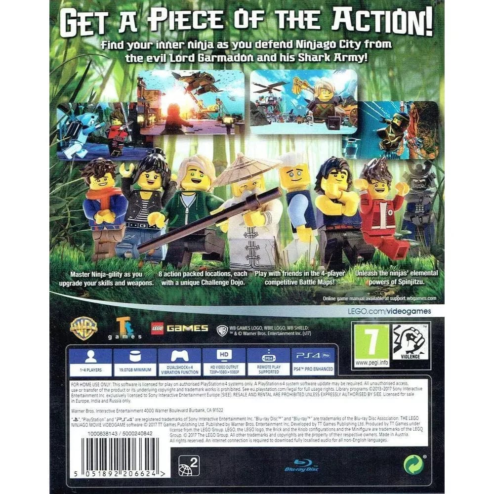 LEGO The Ninjago Movie Videogame for PlayStation 4 5051892206624