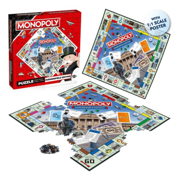 Huddersfield Monopoly: 1000 Piece Jigsaw Puzzle 5036905042383