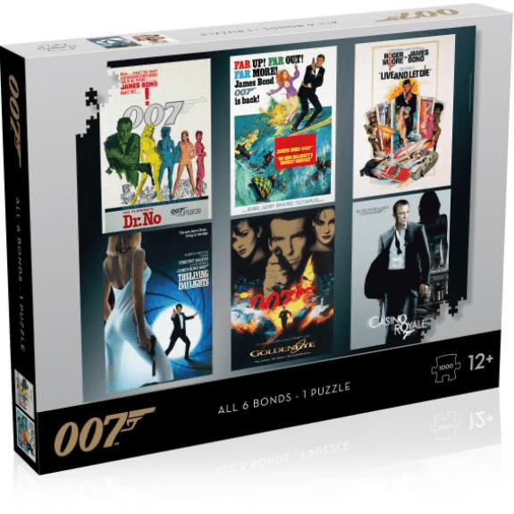 James Bond 007 Actor Debut Poster 1000 Piece Jigsaw Puzzle 5036905043106