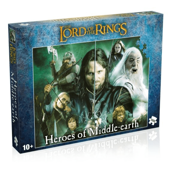 Lord of the Rings: Heroes of Middle Earth 1000 Piece Jigsaw Puzzle 5036905043236