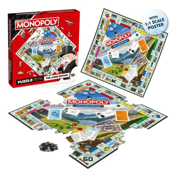The Lakes Monopoly: 1000 Piece Jigsaw Puzzle 5036905042420