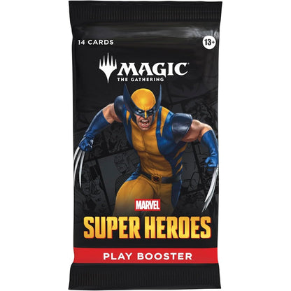 Magic: The Gathering | Marvel Super Heroes Play Booster Box - (1 Packet Selected at Random) 195166313597
