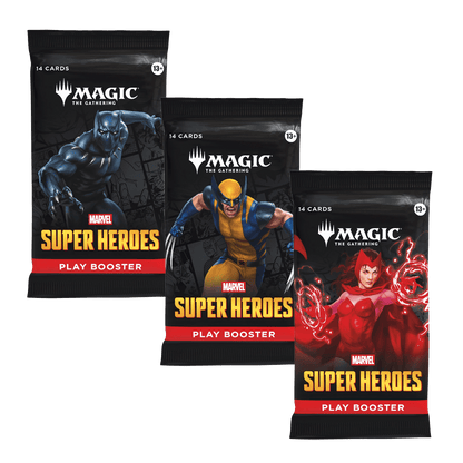 Magic: The Gathering | Marvel Super Heroes Play Booster Box - (1 Packet Selected at Random) 195166313597
