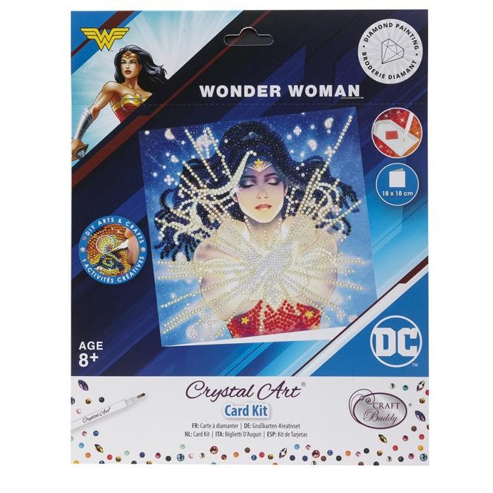 Crystal Art Wonder Woman 18cm Card Kit