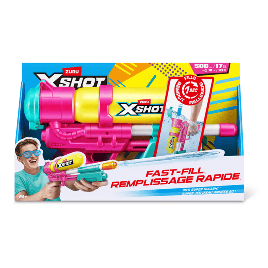 XSHOT - Water Fast Fill 80s Super Splash Water Blaster (Style Selected at Random) 193052091871