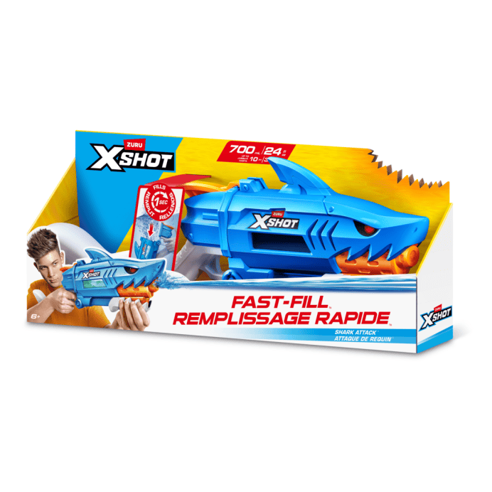 XSHOT - Water Shark Attack Fast-Fill Water Blaster 193052089267