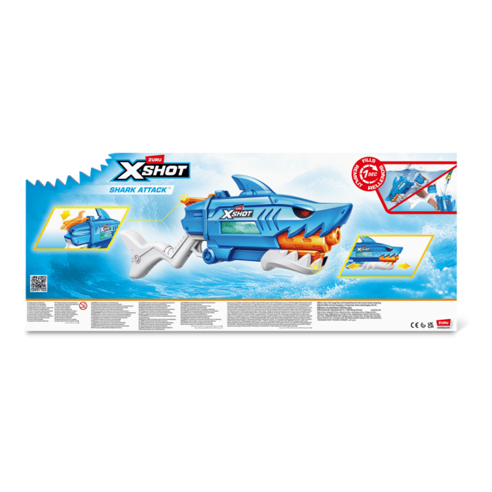 XSHOT - Water Shark Attack Fast-Fill Water Blaster 193052089267