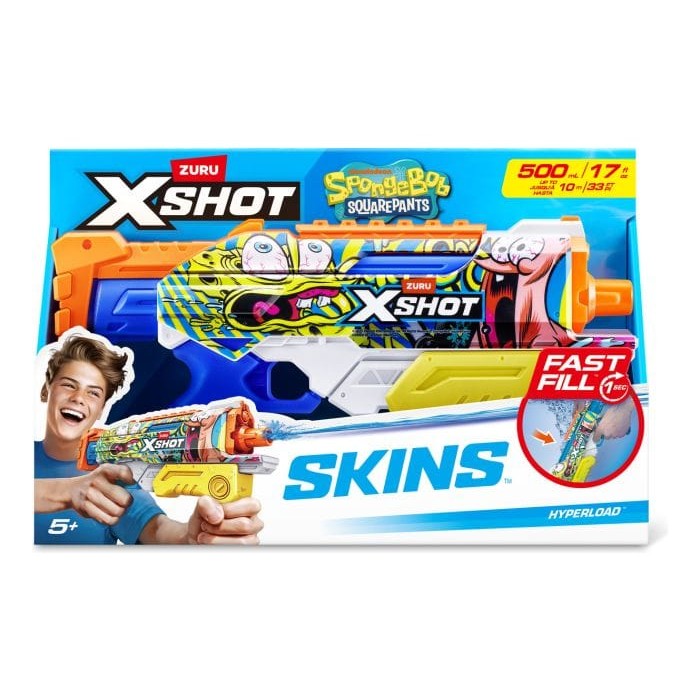 XSHOT - Water Spongebob Hyperload Water Blaster 193052089977
