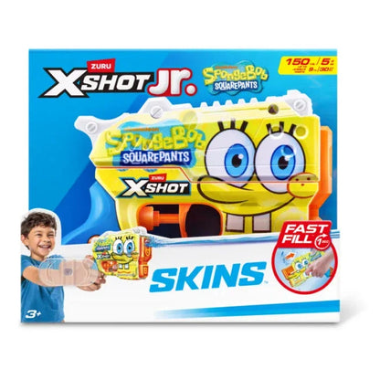 XSHOT - Water Spongebob Jr Fast Fill Water Blaster (Style Selected at Random) 193052104441