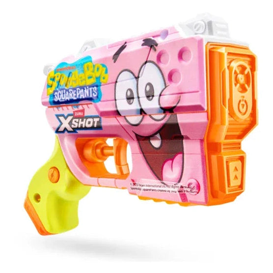 XSHOT - Water Spongebob Jr Fast Fill Water Blaster (Style Selected at Random) 193052104441