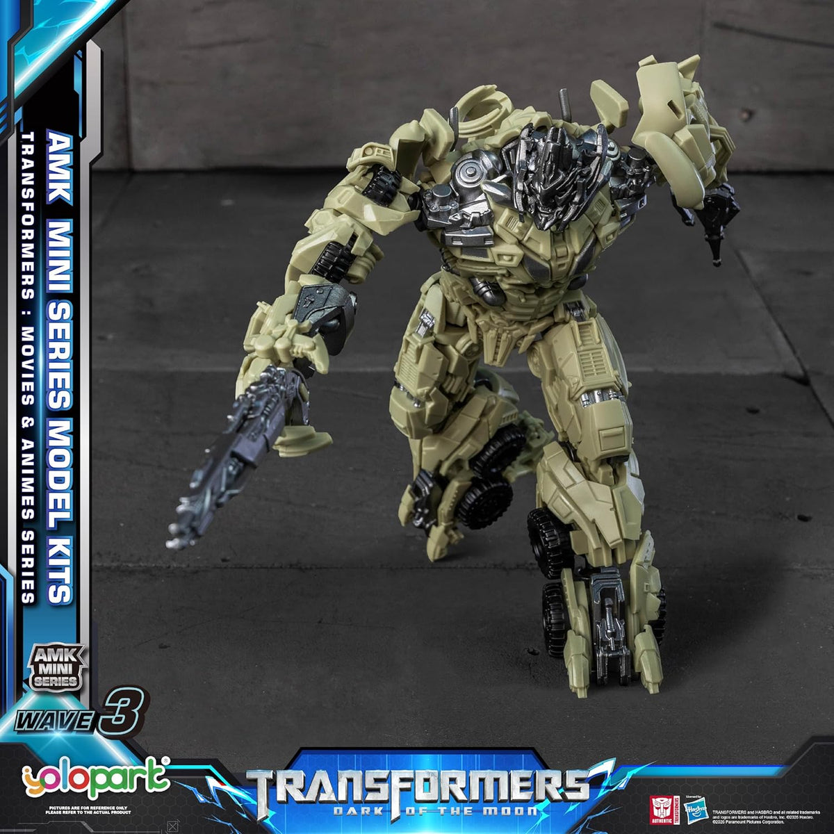 YOLOPARK Transformers AMK Mini Wave 3 TF3 Megatron Model Kit 4897131753259
