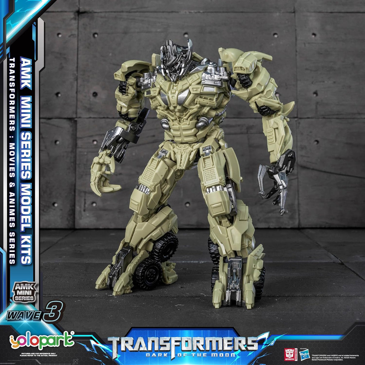YOLOPARK Transformers AMK Mini Wave 3 TF3 Megatron Model Kit 4897131753259