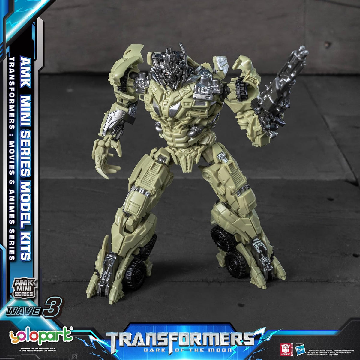 YOLOPARK Transformers AMK Mini Wave 3 TF3 Megatron Model Kit 4897131753259
