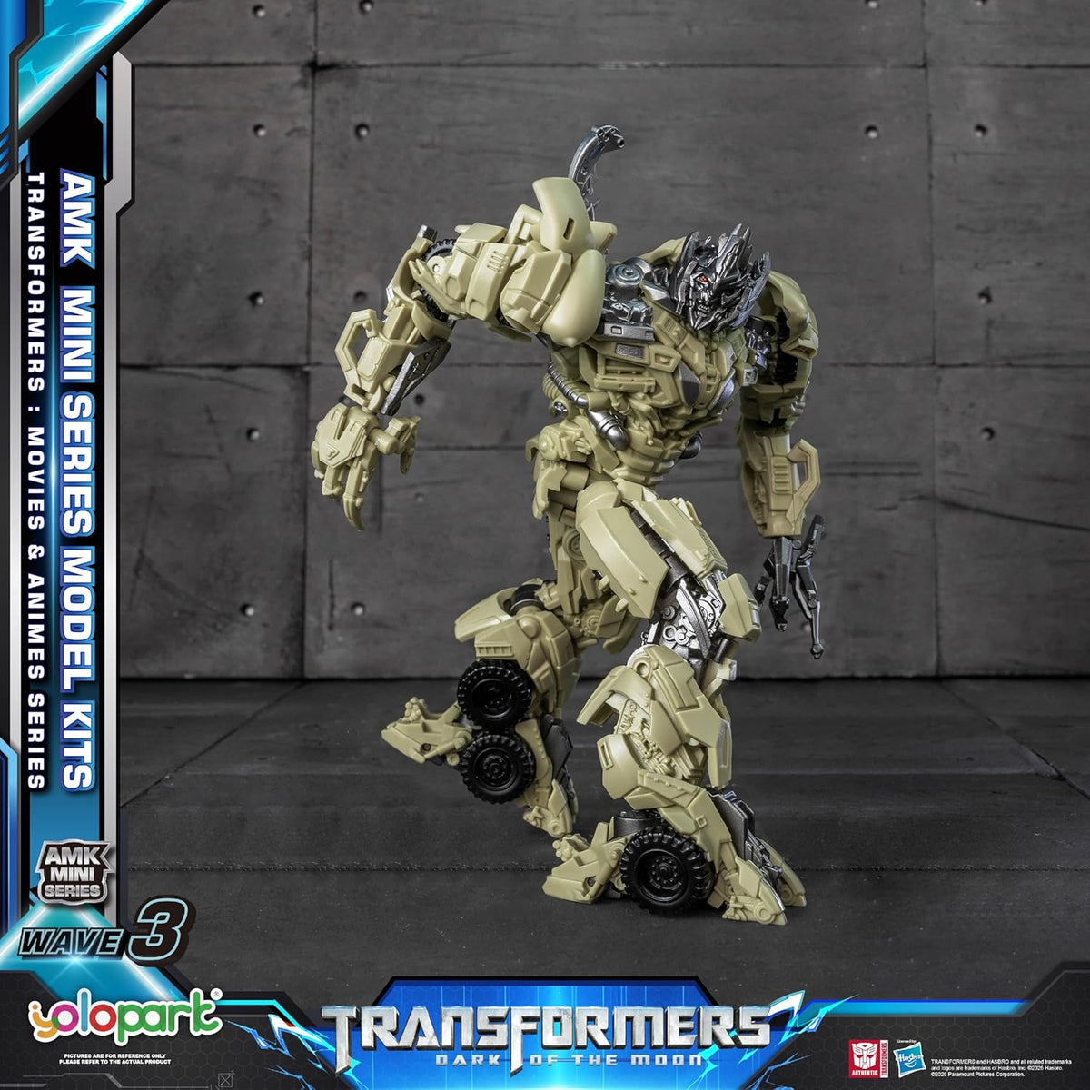 YOLOPARK Transformers AMK Mini Wave 3 TF3 Megatron Model Kit 4897131753259