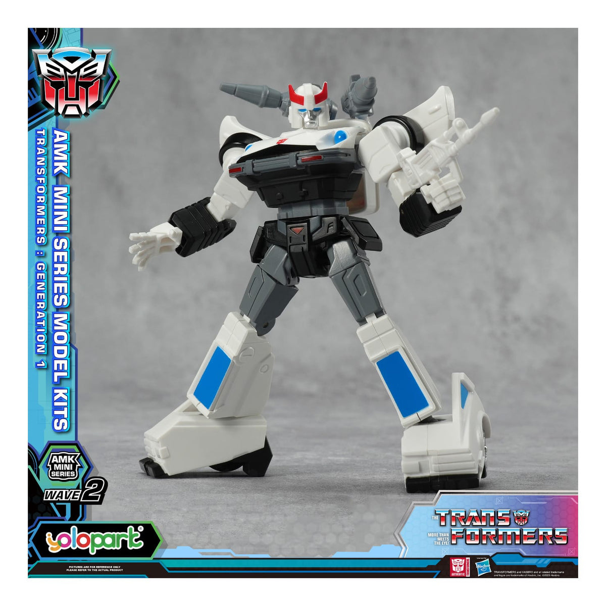 YOLOPARK Transformers G1 AMK Mini Series Wave 2 Prowl Model Kit 11cm 4897131753167