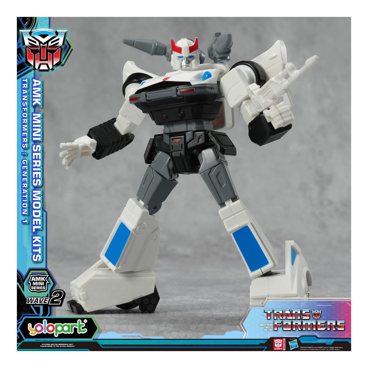 YOLOPARK Transformers G1 AMK Mini Series Wave 2 Prowl Model Kit 11cm 4897131753167