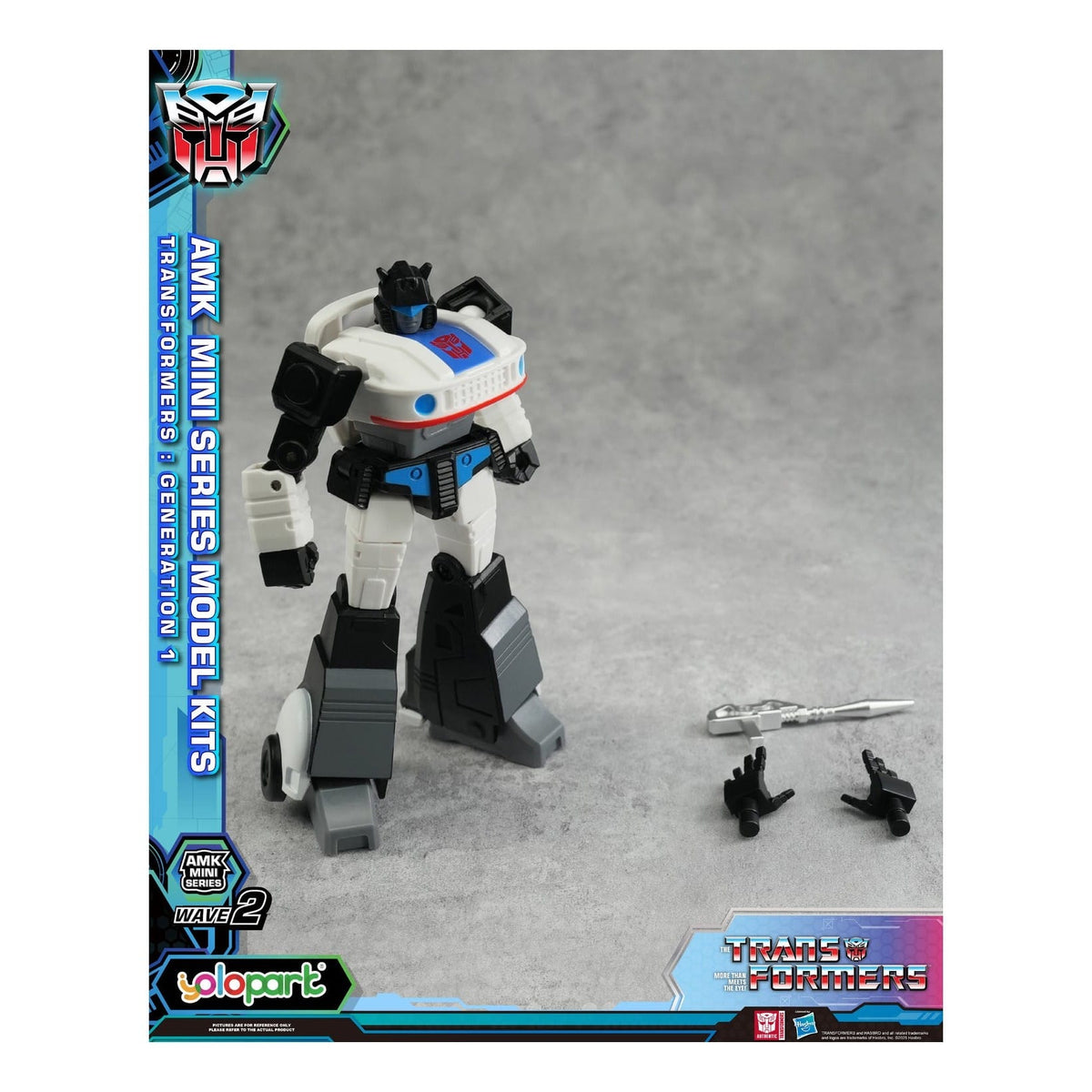 YOLOPARK Transformers G1 AMK Mini Series Wave 2 Prowl Model Kit 11cm 4897131753167