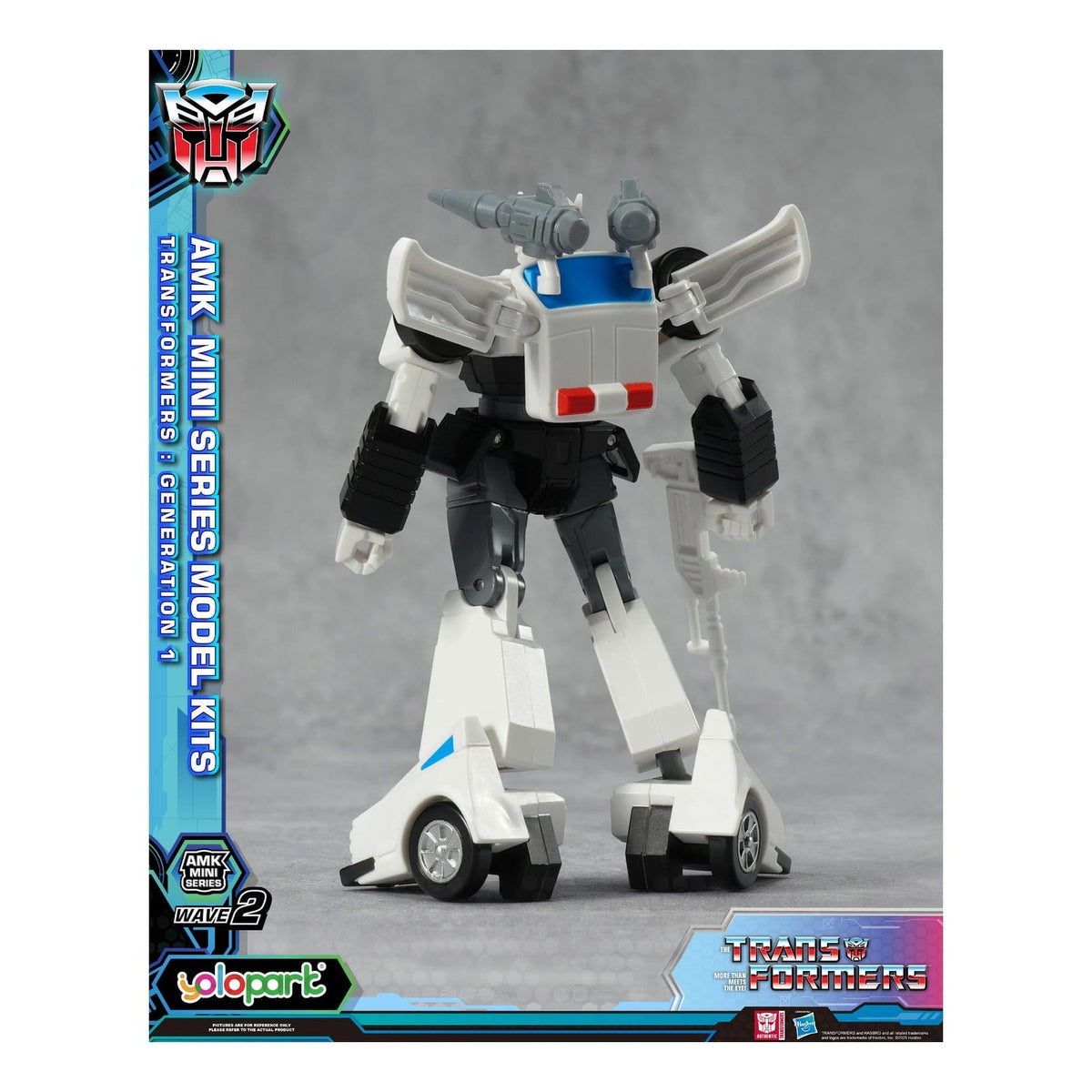 YOLOPARK Transformers G1 AMK Mini Series Wave 2 Prowl Model Kit 11cm 4897131753167