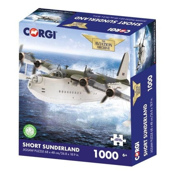 Corgi Short Sunderland 1000 Piece Jigsaw Puzzle 5060337331326