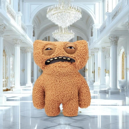 Fuggler 9" Soft Plush Toy Gold Fuggs - Gnawing Terror -Teeth 193052074416
