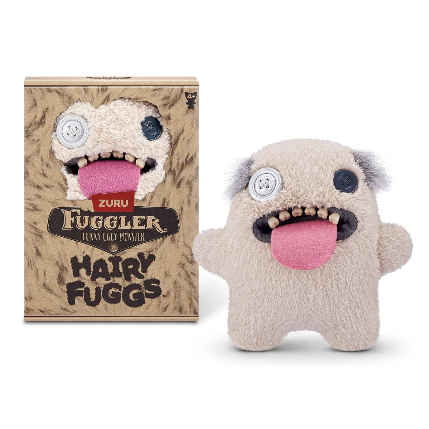 Fuggler 9" Soft Plush Toy Hairy Fuggs - Oogah Boogah Balding