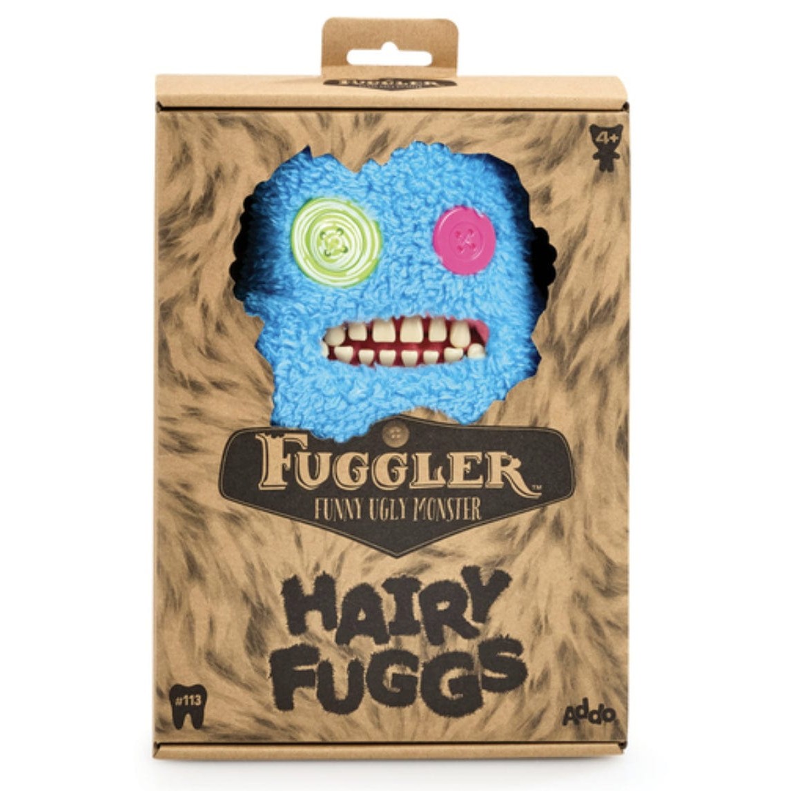 Fuggler 9" Soft Plush Toy Hairy Fuggs - Sasquoosh