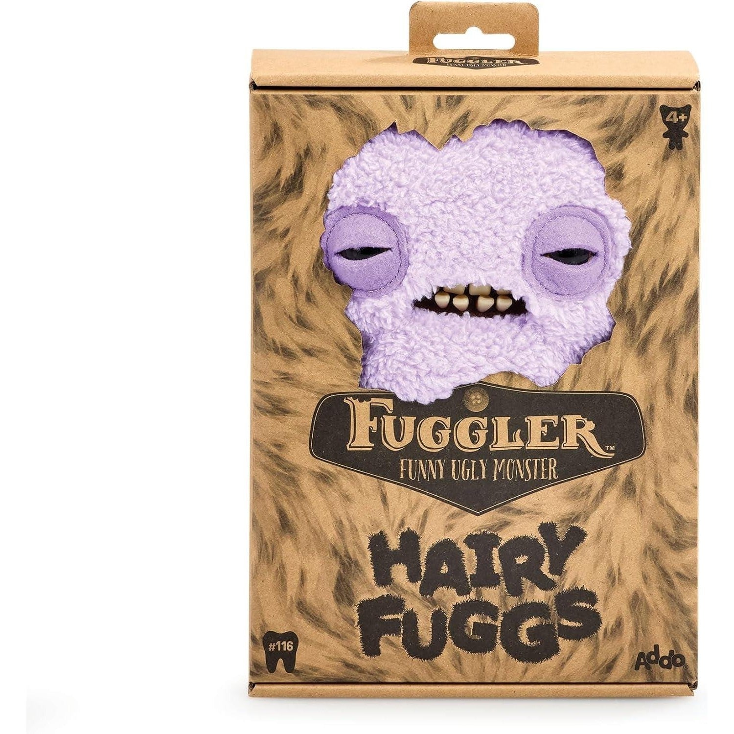Fuggler 9" Soft Plush Toy Hairy Fuggs - Squidge