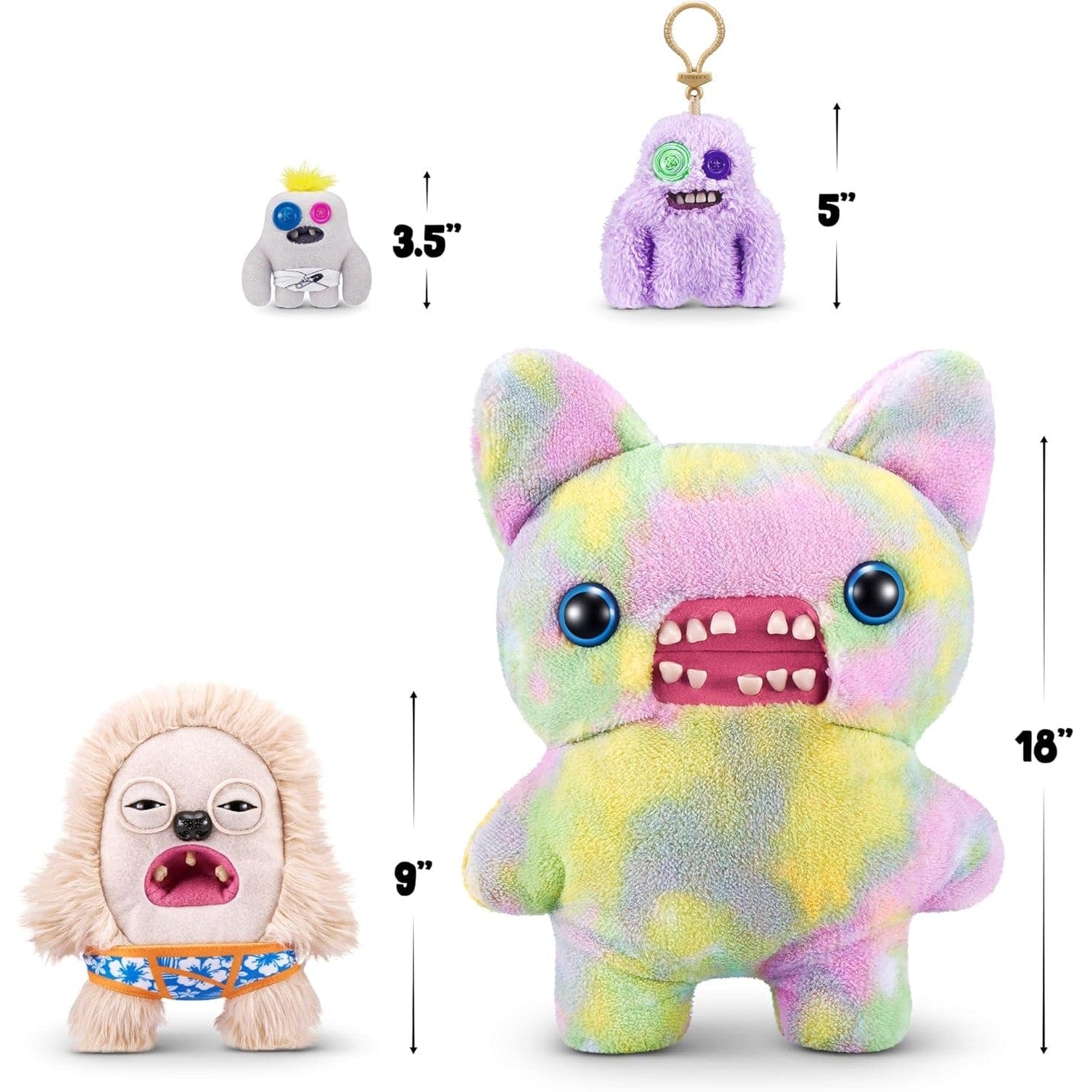 Fuggler 9" Soft Plush Toy Vacay Vibes - Hedge Grog 193052074744