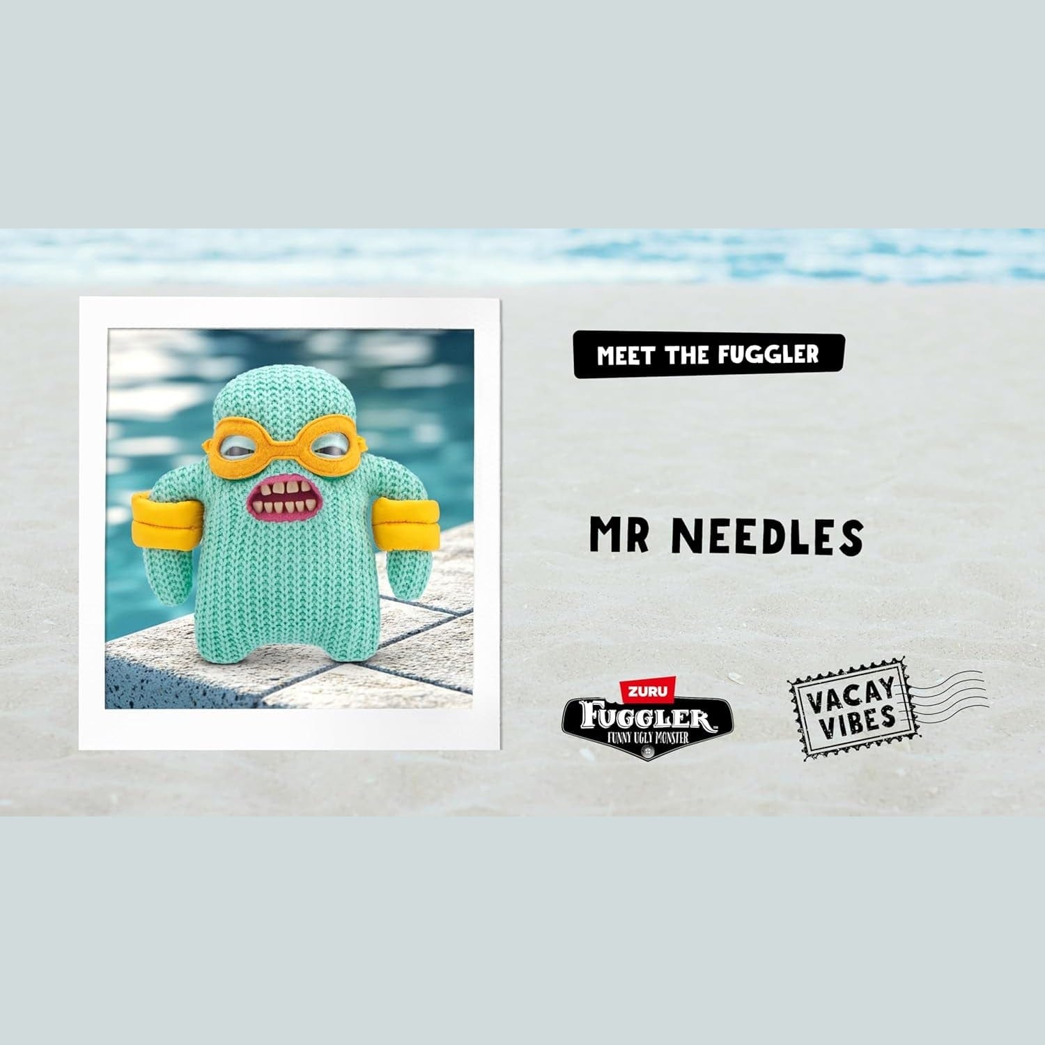 Fuggler 9" Soft Plush Toy Vacay Vibes - Mr Needles 193052074706