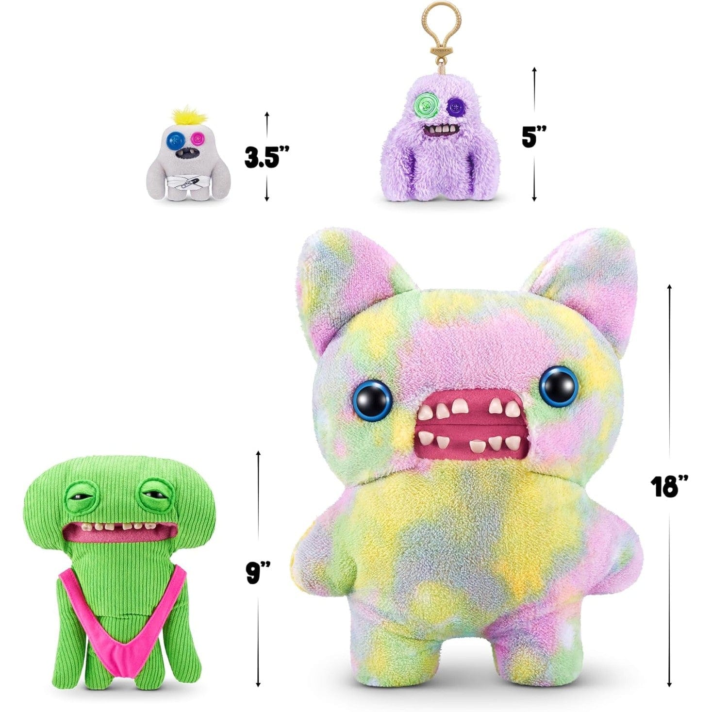 Fuggler 9" Soft Plush Toy Vacay Vibes - Smiley O Riley 193052074751