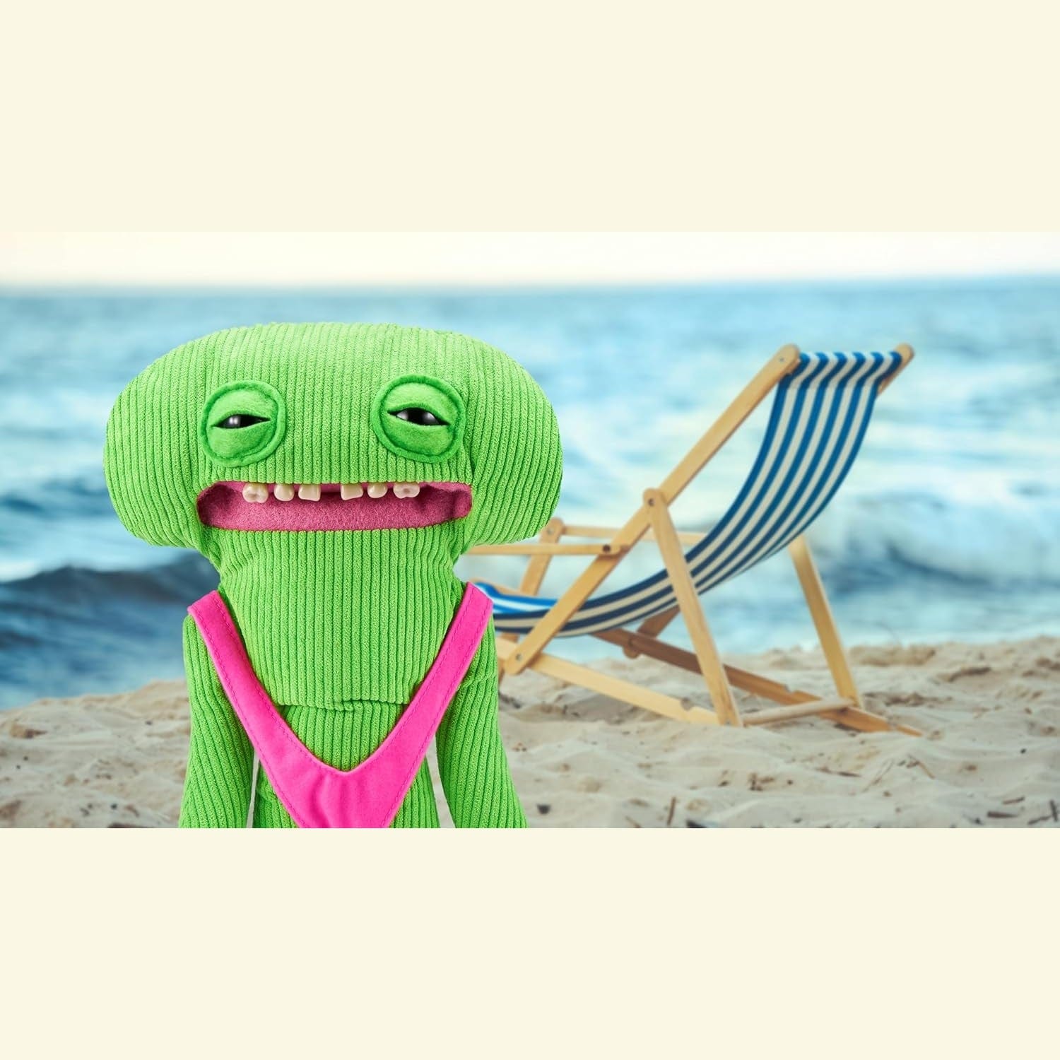 Fuggler 9" Soft Plush Toy Vacay Vibes - Smiley O Riley 193052074751
