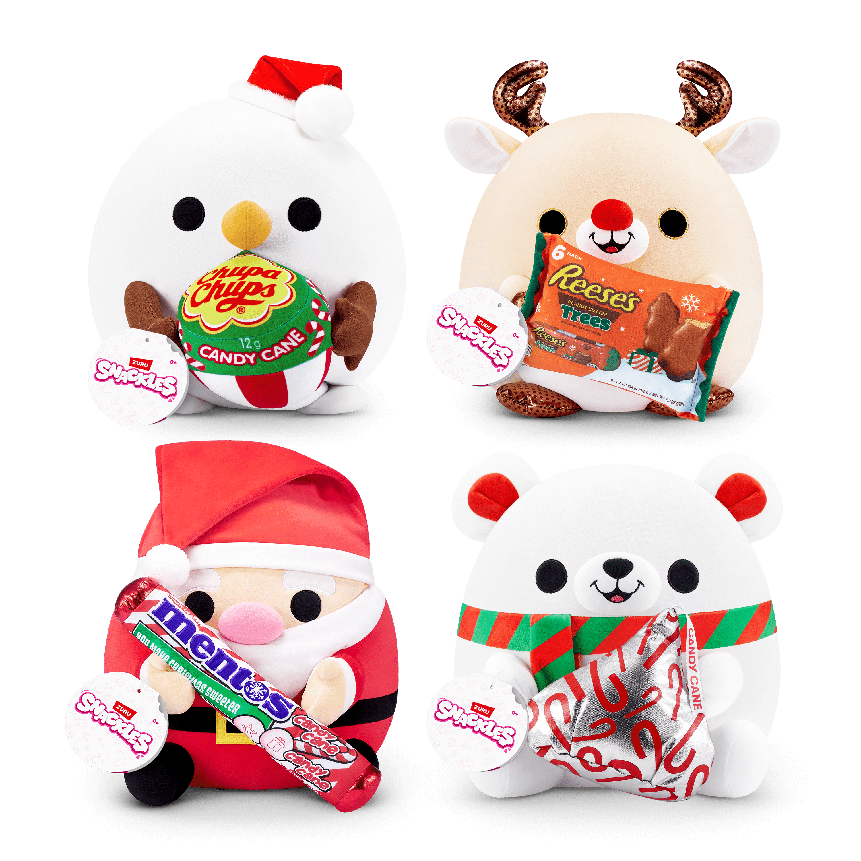 J! Snackles Christmas 14in Plush S1 193052069955