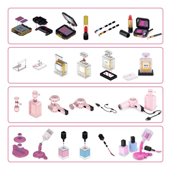 MAX - Build More Premium Beauty Building Bricks Collection (Choose your Bricks)