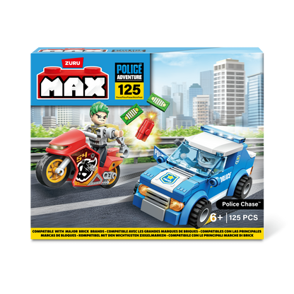 Max Max City S1 121 Piece Brick Box Playset 193052063670