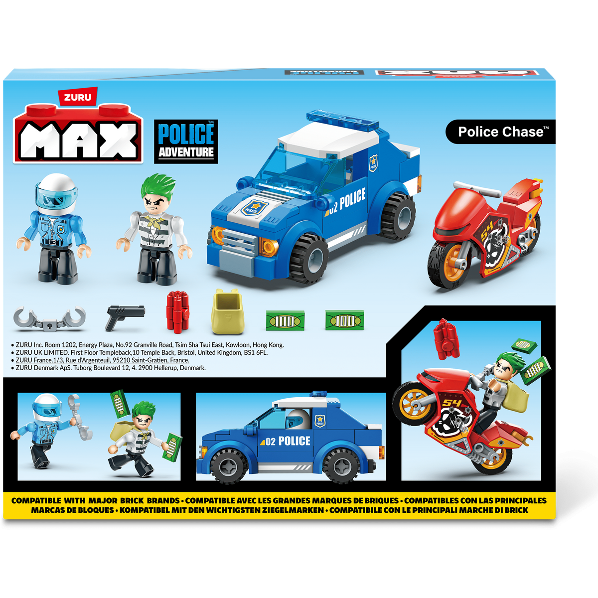 Max Max City S1 121 Piece Brick Box Playset | Lennie's Toys
